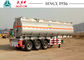 33000 Liters Bulk Tanker Trailer , Tri Axle Tanker Trailer With Airbag Suspension