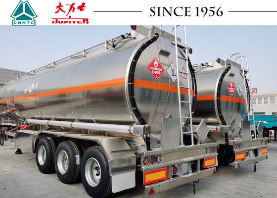 3 Axle 40CBM Aluminum Alloy Fuel Transfer Tank Trailer