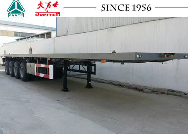 Heavy Duty High Bed Trailer Truck , 40 / 45 FT High Deck Trailer 4 Axles