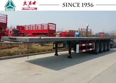 Heavy Duty High Bed Trailer Truck , 40 / 45 FT High Deck Trailer 4 Axles