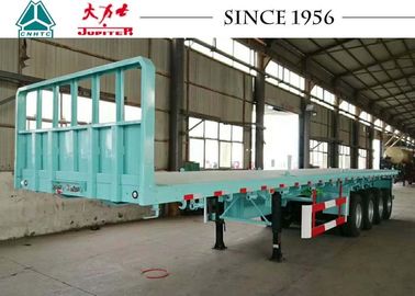 4 Axle 40Ft Flatbed Trailer For Container Transport