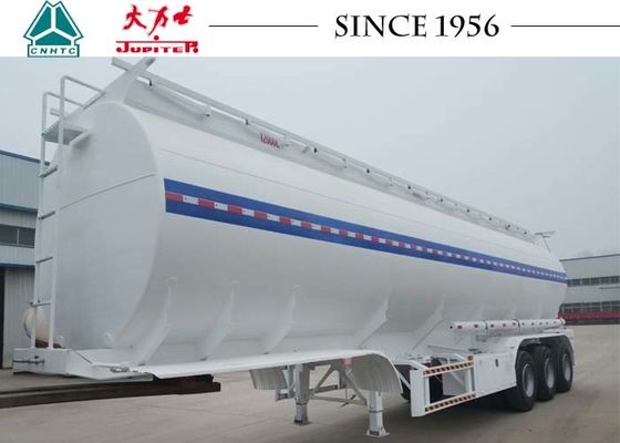 40000 Liters 40 Tons Tri Axle Fuel Tanker Trailer For Cross Border Transportation