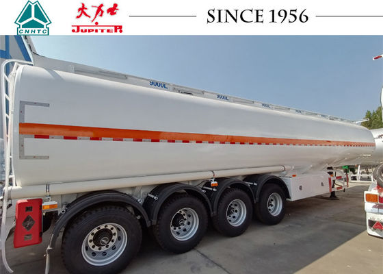 54 CBM 4 Axle Fuel Tanker Trailer With 6 Chambers